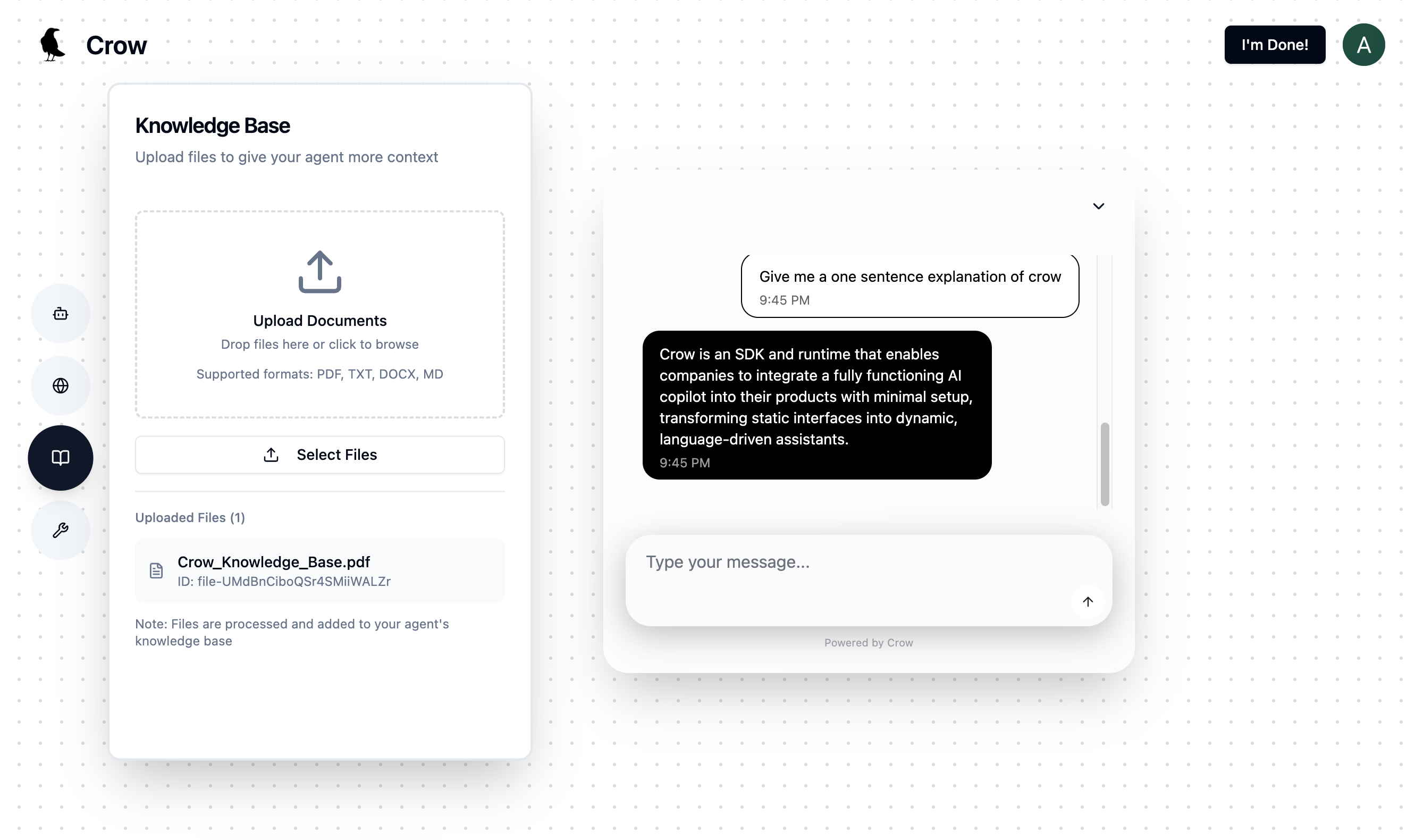 Step 3: Provide your Agent with more Context